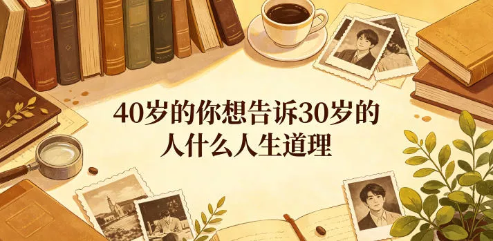 公众号付费文章：40岁的你想告诉30岁的人什么人生道理？ - 项目资源网