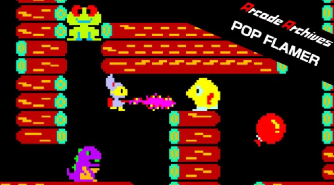 《街机：POP火焰 Arcade Archives POP FLAMER》Switch英文版NSP下载 - 项目资源网