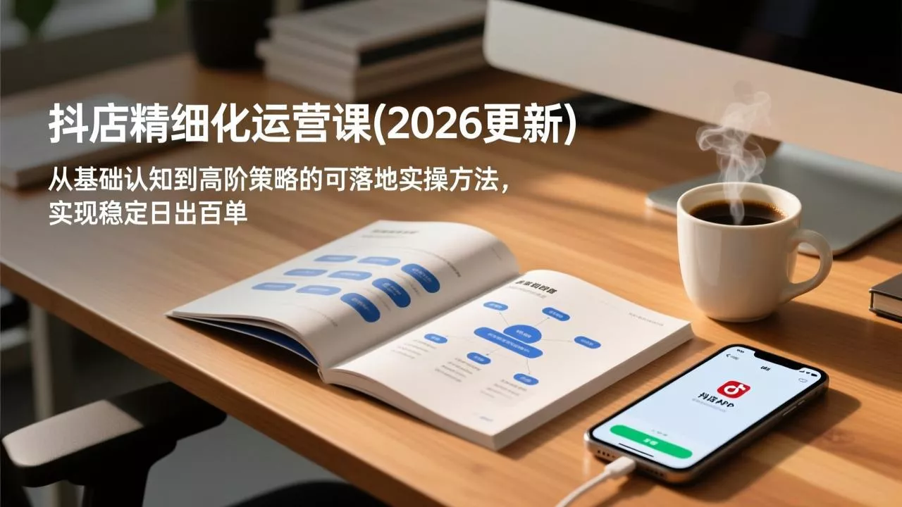 抖店精细化运营课(2026更新 - 项目资源网